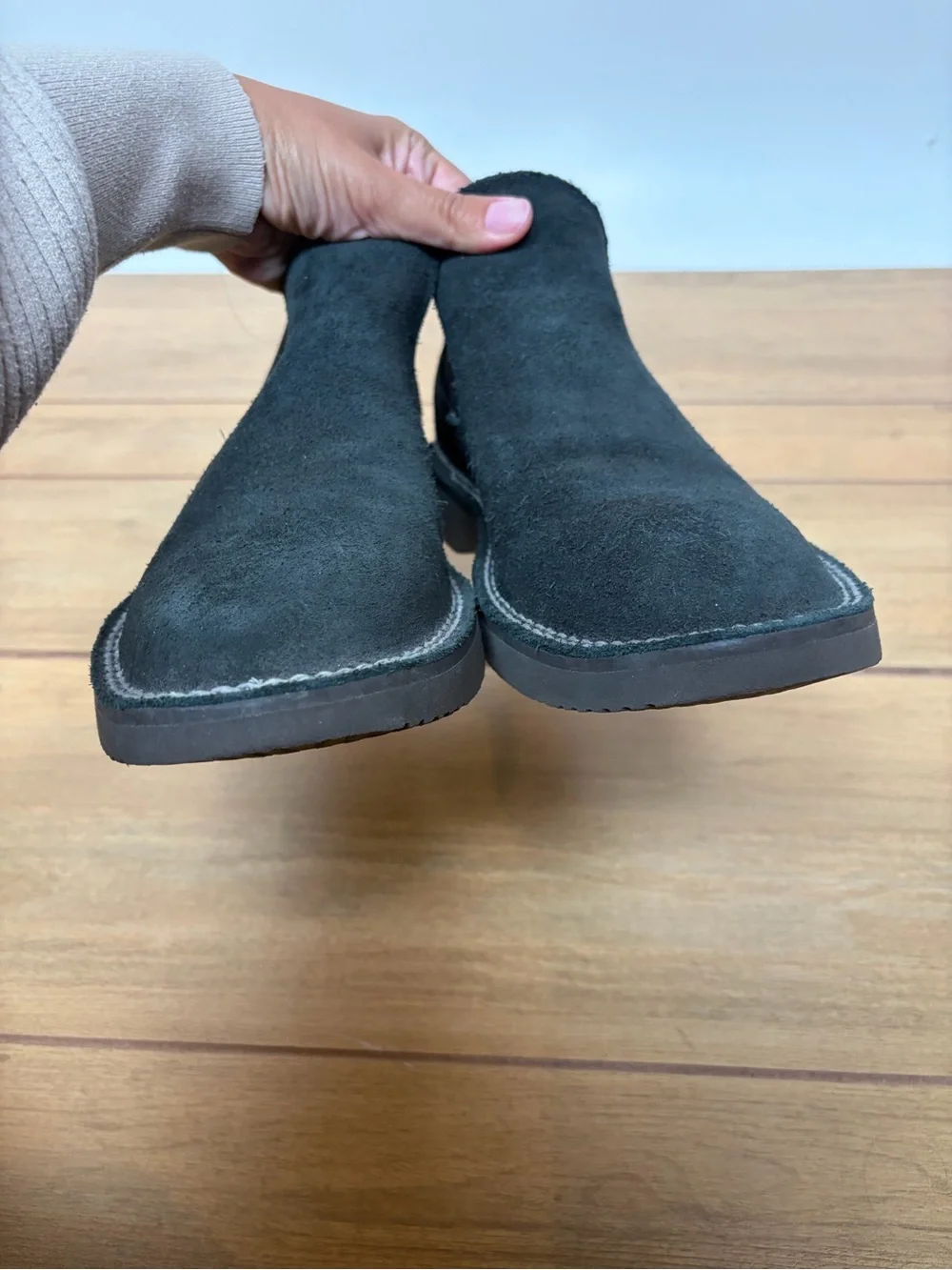 UGG Camino Black Suede Chelsea Boots Size 12
